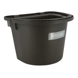 Mangeoire de porte Hippo-Tonic avec poignée Noir