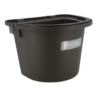 Mangeoire de porte Hippo-Tonic avec poignée Noir