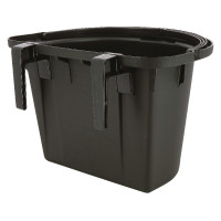 Mangeoire de porte Hippo-Tonic avec poignée Noir Mangeoire de porte Hippo-Tonic avec poignée Noir