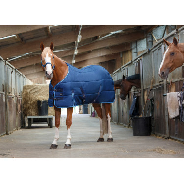 Staldeken Riding World Marine / lichtblauw Staldeken Riding World Marine / lichtblauw