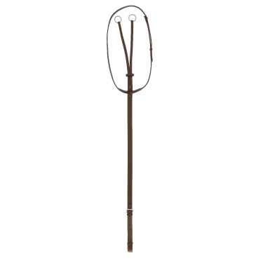 Martingaal met ringen Norton Pro Havana Bruin