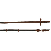 Rênes grip Norton Pro Havane / marron