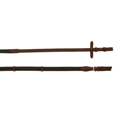 Rênes grip Norton Pro Havane / marron