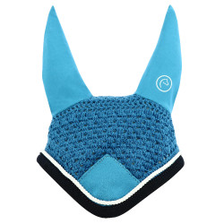 Bonnet chasse-mouches Equithème Polyfun Bleu vif / marine