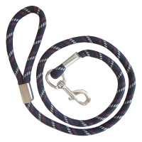 Laisse corde épaisse pour chien Anthracite / gris clair / blanc