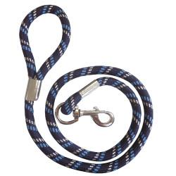 Laat dikke koord voor hond Marine / hemel / wit Blauw