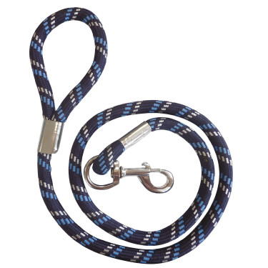 Laat dikke koord voor hond Marine / hemel / wit Blauw