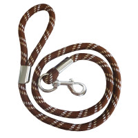 Laisse corde épaisse pour chien Anthracite / gris clair / blanc