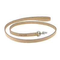 Laisse cuir Diego & Louna pour chien Naturel Marron Laisse cuir Diego & Louna pour chien Naturel Marron