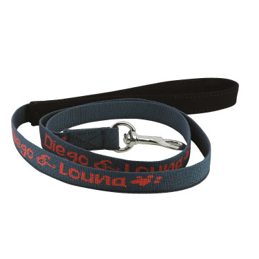 Nylon hondenriem Diego & Louna Antraciet Grijs