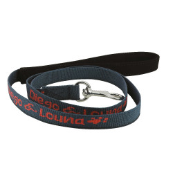 Laisse nylon Diego & Louna pour chien Anthracite Gris