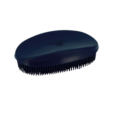 Brosse de tête caoutchouc Bleu marine