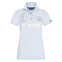 Polo Favouritas EQ HV Polo Cloud melange Blauw Polo Favouritas EQ HV Polo Cloud melange Blauw