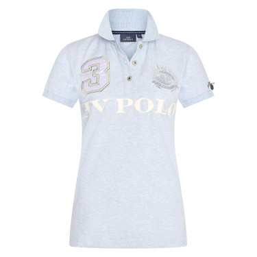 Polo Favouritas EQ HV Polo Cloud melange Blauw Polo Favouritas EQ HV Polo Cloud melange Blauw