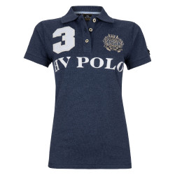Polo Favouritas EQ HV Polo Denim melange Bleu