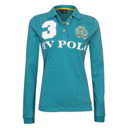 Polo Favouritas EQ lange mouwen HV Polo Blauw meer