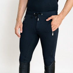 Pantalon d'équitation Euro-Star Athleisuremen FullGrip homme Noir