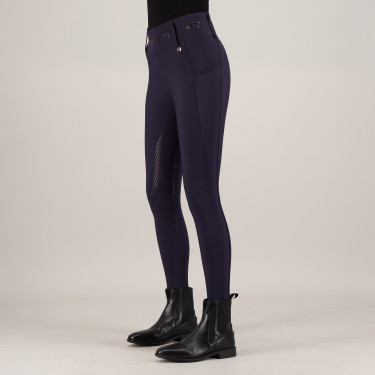 Legging d'équitation HV Polo Favourite Highwaist FullGrip Bleu marine