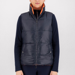 Doudoune sans manches HV Polo Claire réversible Gingembre Orange