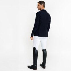 Pantalon d'équitation Euro-Star Gabriel Competition Grip Connect Full Blanc