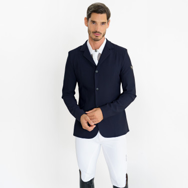 Pantalon d'équitation Euro-Star Gabriel Competition Grip Connect Full Blanc