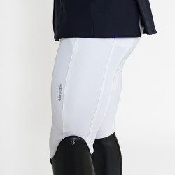 Pantalon d'équitation Euro-Star Gabriel Competition Grip Connect Full Blanc