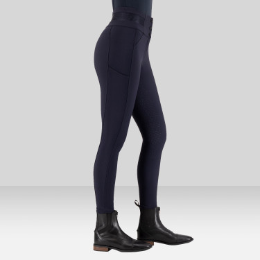 Euro-Star Athletic Luxe FullGrip rijbroek Nacht Marineblauw