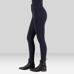 Pantalon d'équitation Euro-Star Athletic Luxe FullGrip Nuit Bleu marine