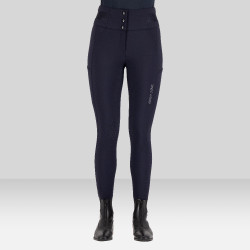 Euro-Star Athletic Luxe FullGrip rijbroek Nacht Marineblauw