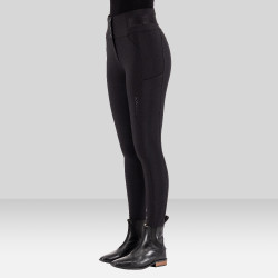 Pantalon d'équitation Euro-Star Athletic Luxe FullGrip Noir