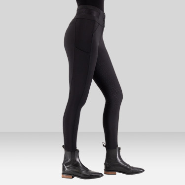 Pantalon d'équitation Euro-Star Athletic Luxe FullGrip Noir