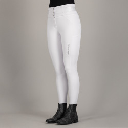 Pantalon d'équitation Euro-Star Athletic Luxe FullGrip Blanc Pantalon d'équitation Euro-Star Athletic Luxe FullGrip Blanc