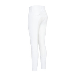 Pantalon d'équitation Euro-Star Aurelia Competition Grip Connect Full Blanc