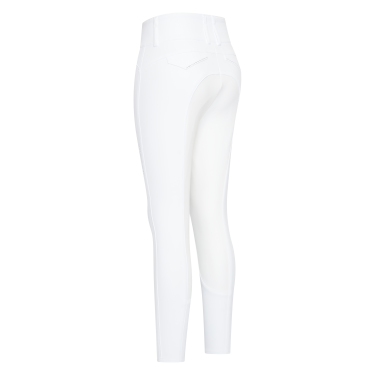 Pantalon d'équitation Euro-Star Aurelia Competition Grip Connect Full Blanc