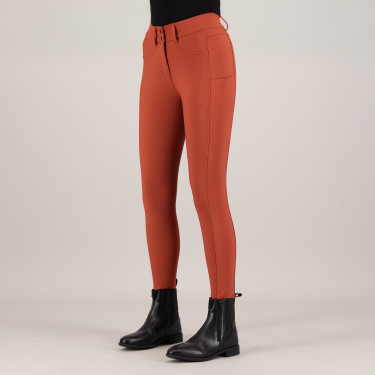 Pantalon d'équitation Euro-Star Empress FullGrip Cinna foncé Orange Pantalon d'équitation Euro-Star Empress FullGrip Cinna foncé Orange