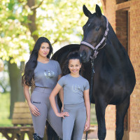 Imperial Riding Hally kindershirt met korte mouwen Houtskool Grijs