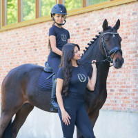 T-shirt à manches courtes Imperial Riding Hally enfant Noir