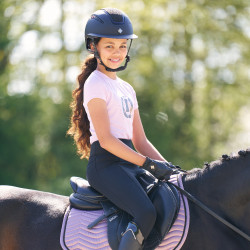 Imperial Riding Hally kindershirt met korte mouwen Ballerina Violet