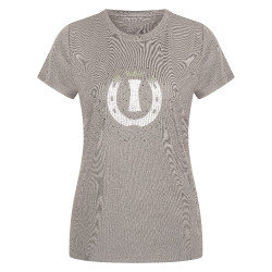 T-shirt manches courtes Imperial Riding Hally femme Charbon de bois Gris T-shirt manches courtes Imperial Riding Hally femme Charbon de bois Gris
