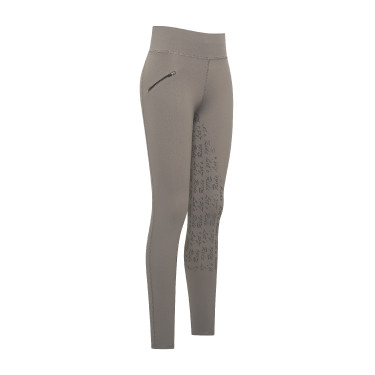 Legging d'équitation Easy Rider Dietse Performance FullGrip femme Magnet Gris