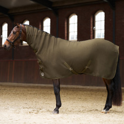 Couverture polaire avec cou Imperial Riding Fundamental Vert olive