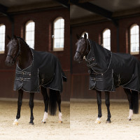 Couverture de paddock Imperial Riding Basic avec couvre-cou amovible 200gr Marine Bleu marine Couverture de paddock Imperial Riding Basic avec couvre-cou amovible 200gr Marine Bleu marine