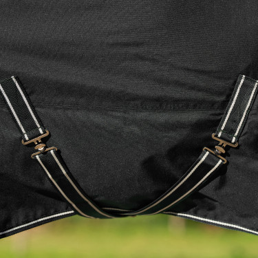 Couverture de paddock Imperial Riding Basic avec couvre-cou haut 200gr Noir