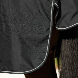 Couverture de paddock Imperial Riding Basic avec couvre-cou haut 400gr Noir