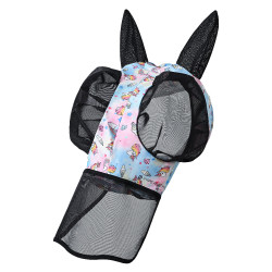 Masque anti-mouches avec nez Imperial Riding Trail ride Licorne Motifs