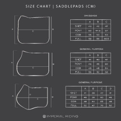 Tapis de selle Imperial Riding Basic cotton Dressage