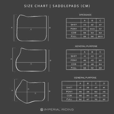 Tapis de selle Imperial Riding Basic cotton Dressage