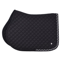 Tapis de selle Imperial Riding Basic cotton GP Noir Tapis de selle Imperial Riding Basic cotton GP Noir