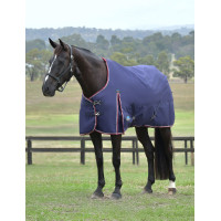Couverture ComFiTec Essential Turnout Weatherbeeta 0g Marine / bordeaux Bleu