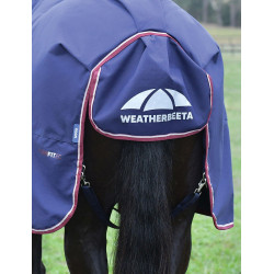 Couverture ComFiTec Essential Turnout Weatherbeeta 0g Marine / bordeaux Bleu